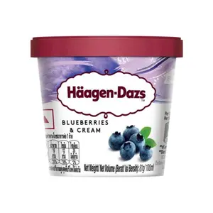Kem Việt Quất & Kem, Blueberries & Cream Ice Cream (100ml) - HAAGEN-DAZS